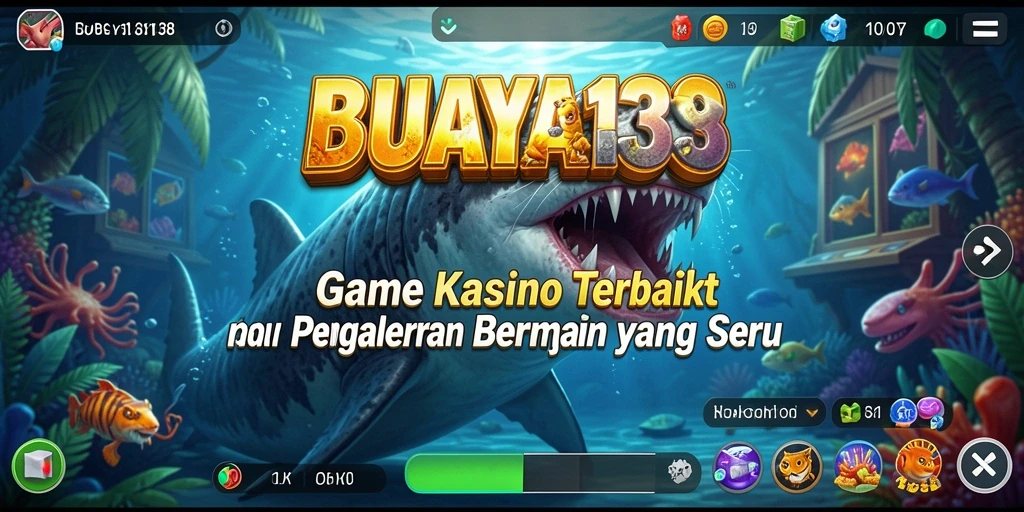 Tampilan gameplay yang mendebarkan dalam BUAYA138 dengan variasi permainan kasino.