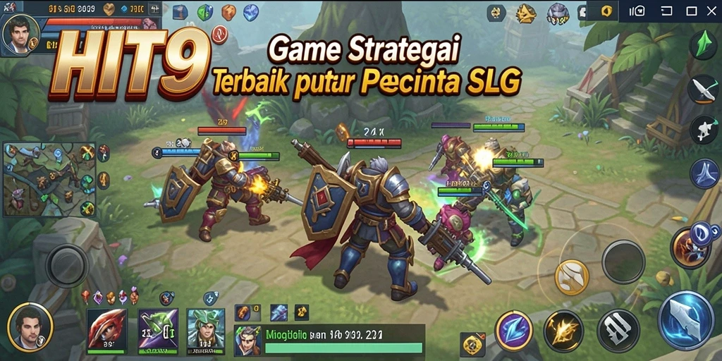 Tampilan gameplay menarik dari HIT9 dengan strategi yang tajam.
