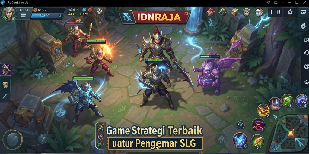 Gameplay seru dan strategis di IDNRAJA.