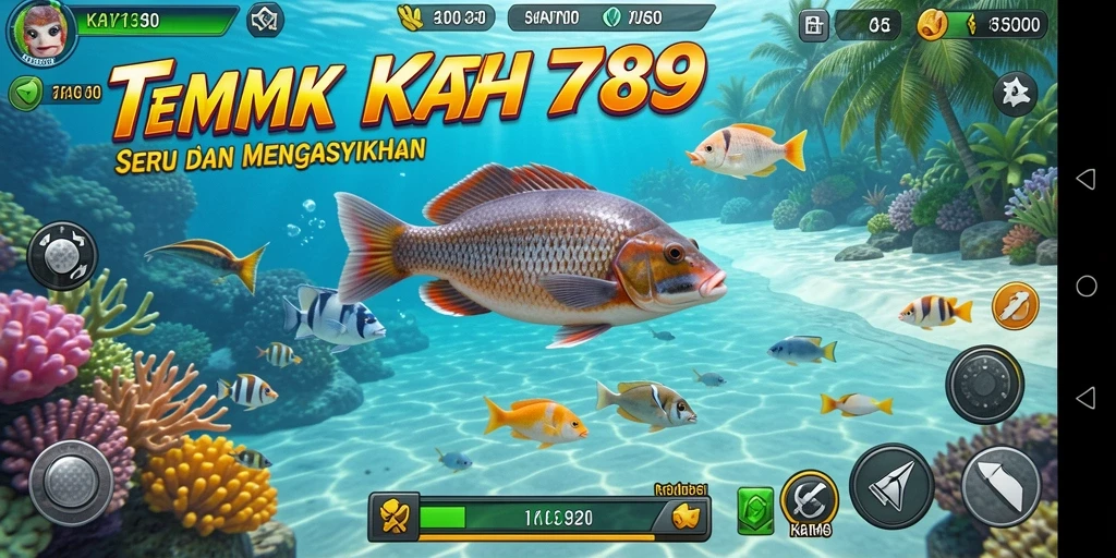 Tampilan gameplay seru Tembak Ikan di KA789.