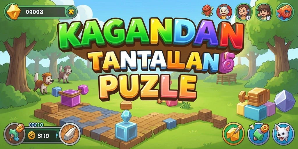 Tampilan gameplay KAGANDAN dengan teka-teki yang menantang