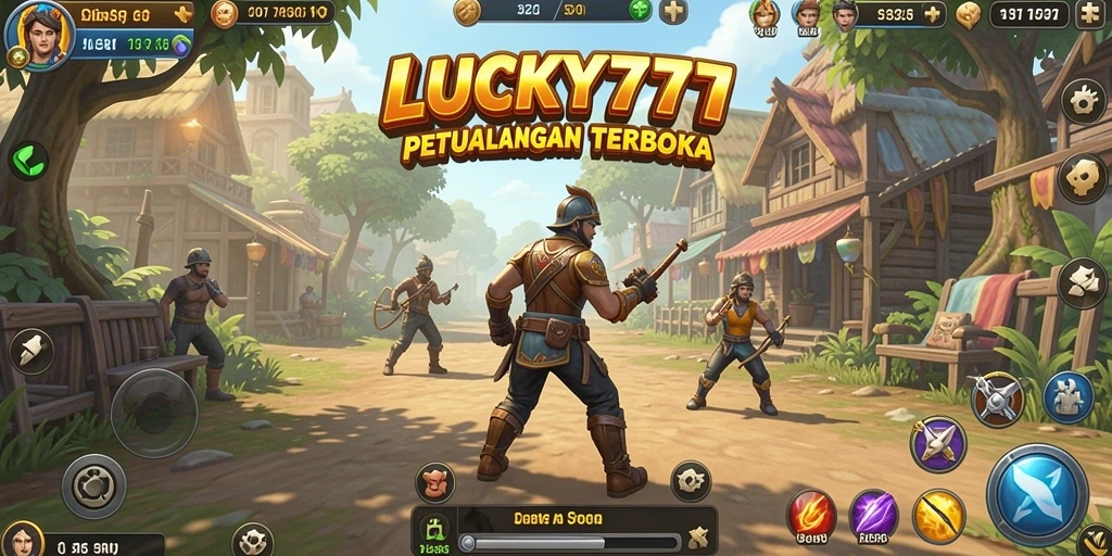 Tampilan menarik dari gameplay LUCKY777 di dunia terbuka.