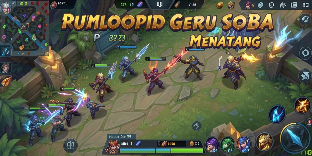 Tangkapan layar MPOID menampilkan aksi seru dari permainan MOBA.