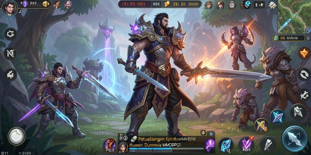 Tampilan gameplay PG11 yang mendebarkan dalam dunia MMORPG.