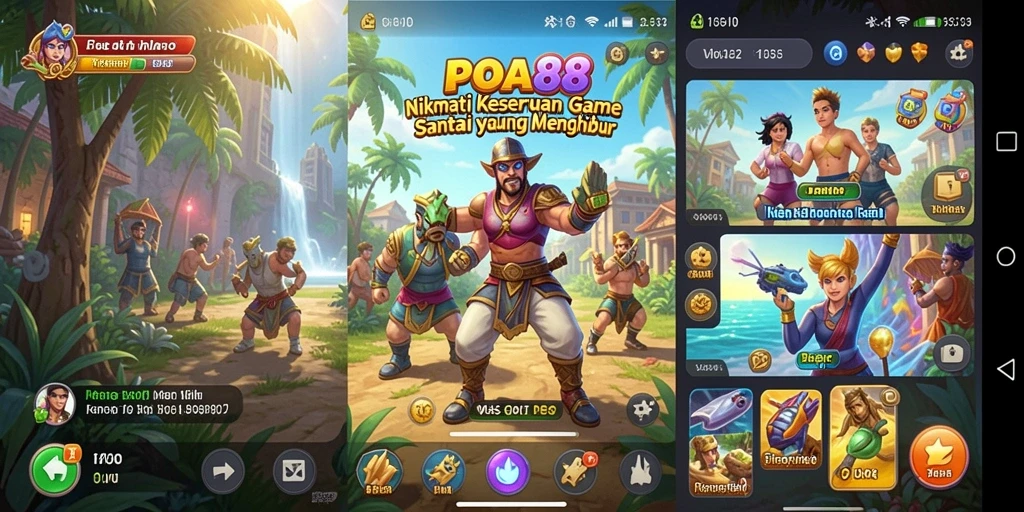 Screenshot gameplay <strong>POA88</strong> yang seru dan menghibur.
