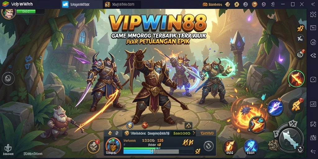 Gameplay seru VIPWIN88 dalam dunia MMORPG yang menakjubkan.