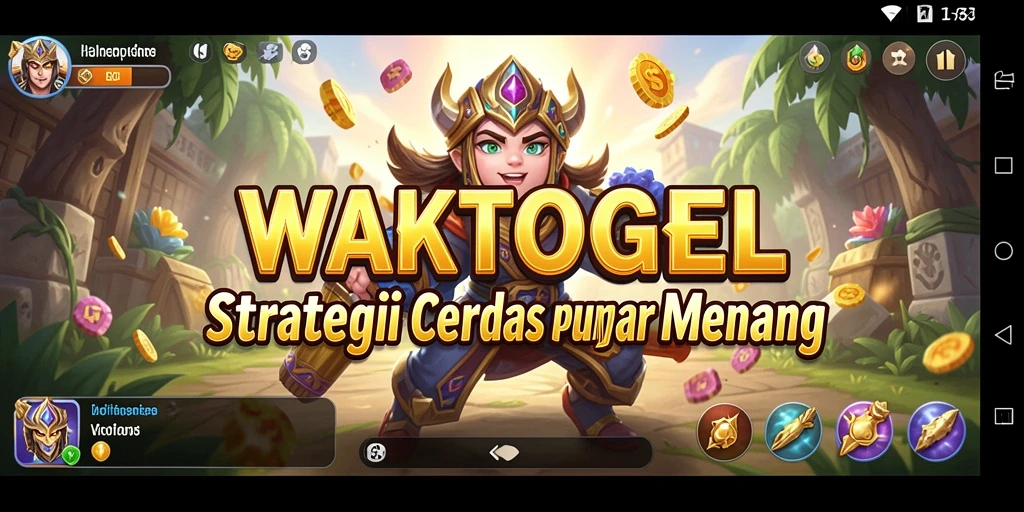 Tampilan menarik dari gameplay WAKTOGEL yang penuh strategi.